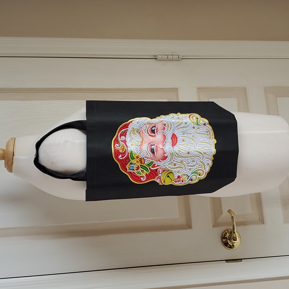 Jeweled Santa Tote nwot